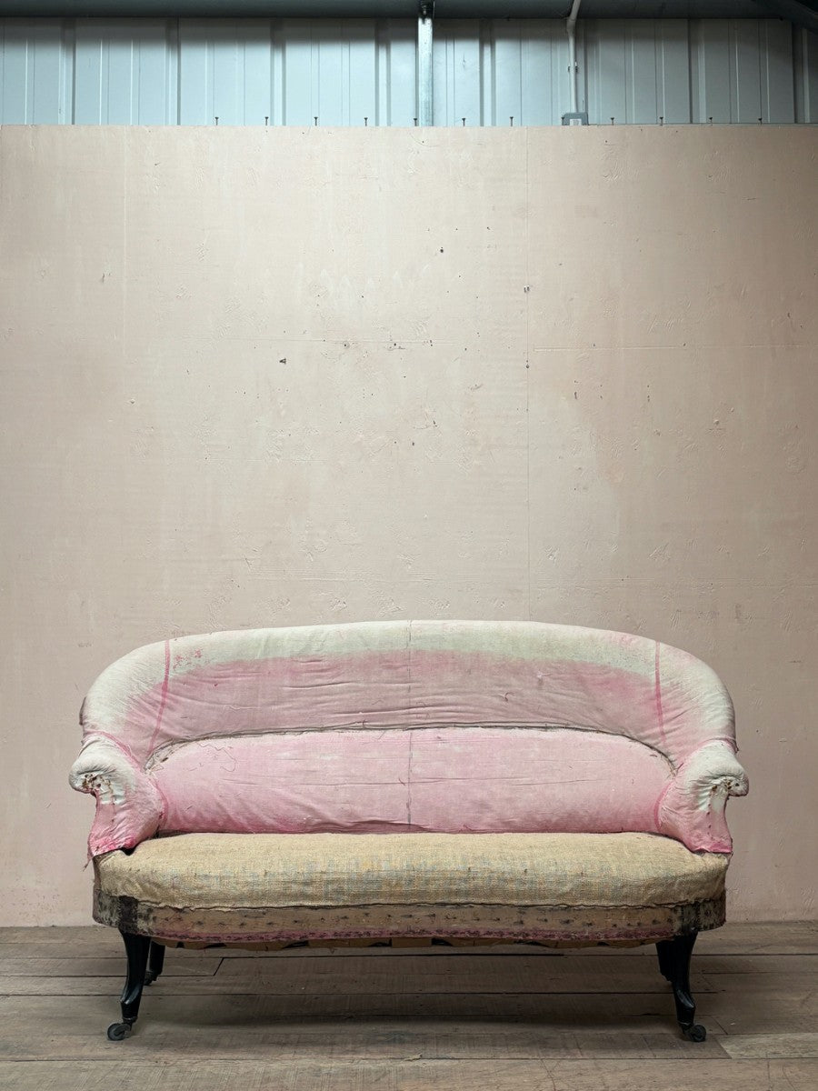 Cabriole leg sofa 'as is'