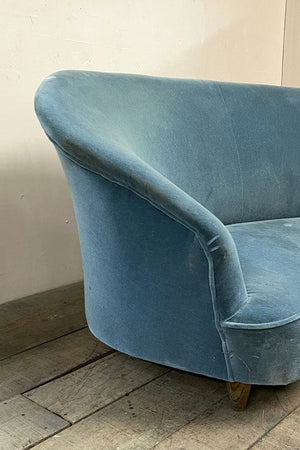 Curved sofa (inc. restoration and re-upholstery)