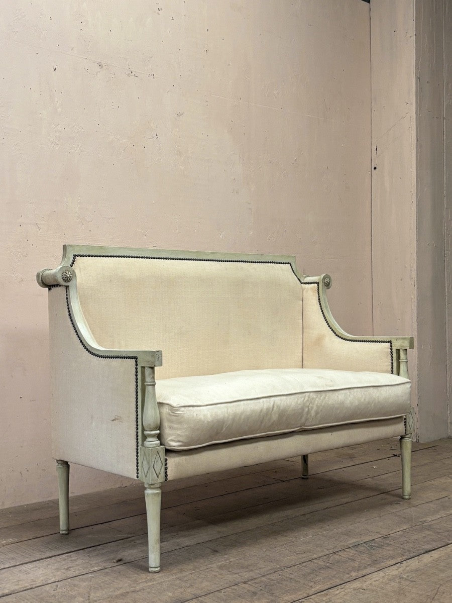 Directoire style bench seat 'as is'