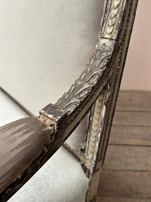 Louis XVI sofa (inc. completing the re-upholstery, ex. fabric)