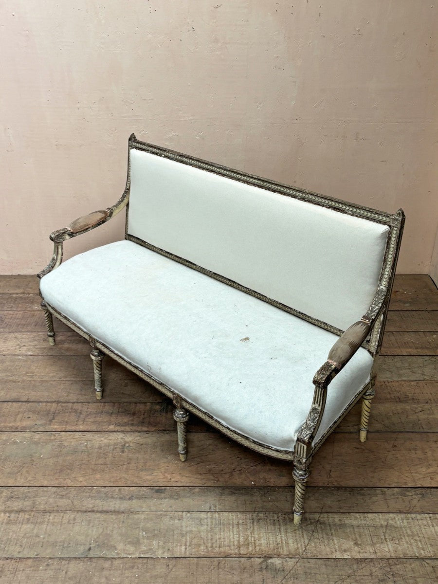 Louis XVI sofa (inc. completing the re-upholstery, ex. fabric)
