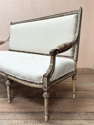 Louis XVI sofa (inc. completing the re-upholstery, ex. fabric)
