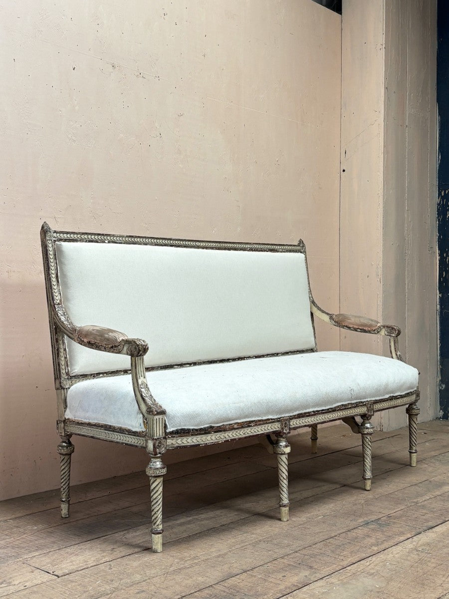 Louis XVI sofa (inc. completing the re-upholstery, ex. fabric)