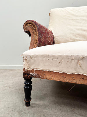 Mid 1800's sofa for re-upholstery