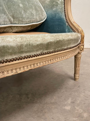 Small Louis XVI style sofa 'as is'