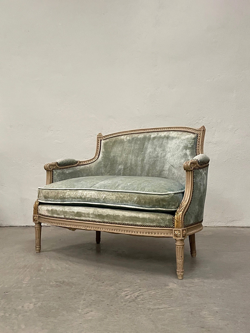 Small Louis XVI style sofa 'as is'