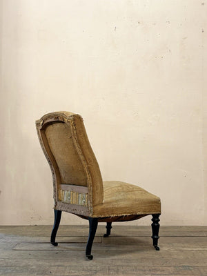 Chapeau slipper chair 'as is'