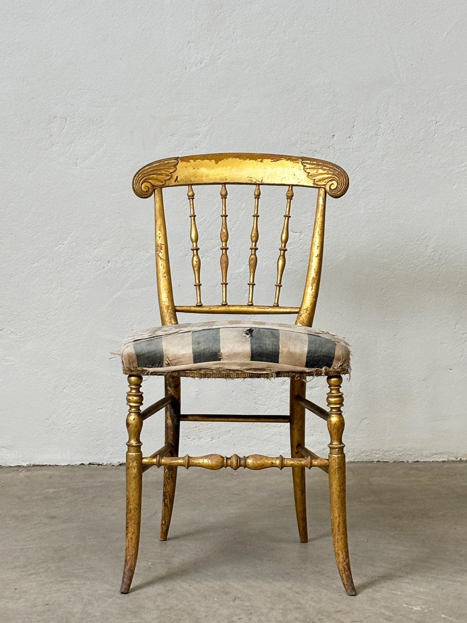 Gilded occasional chair