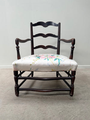 Large open arm chair