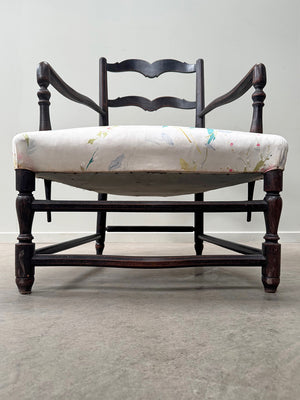 Large open arm chair