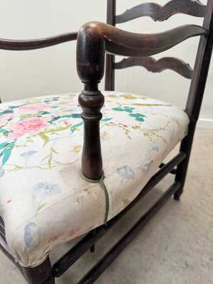 Large open arm chair