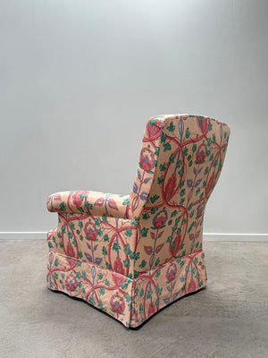 Square back armchair