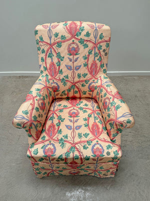 Square back armchair