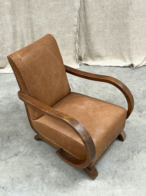 Leather 1940's chair