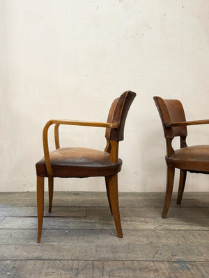 Pair of bridge chairs 'as is'