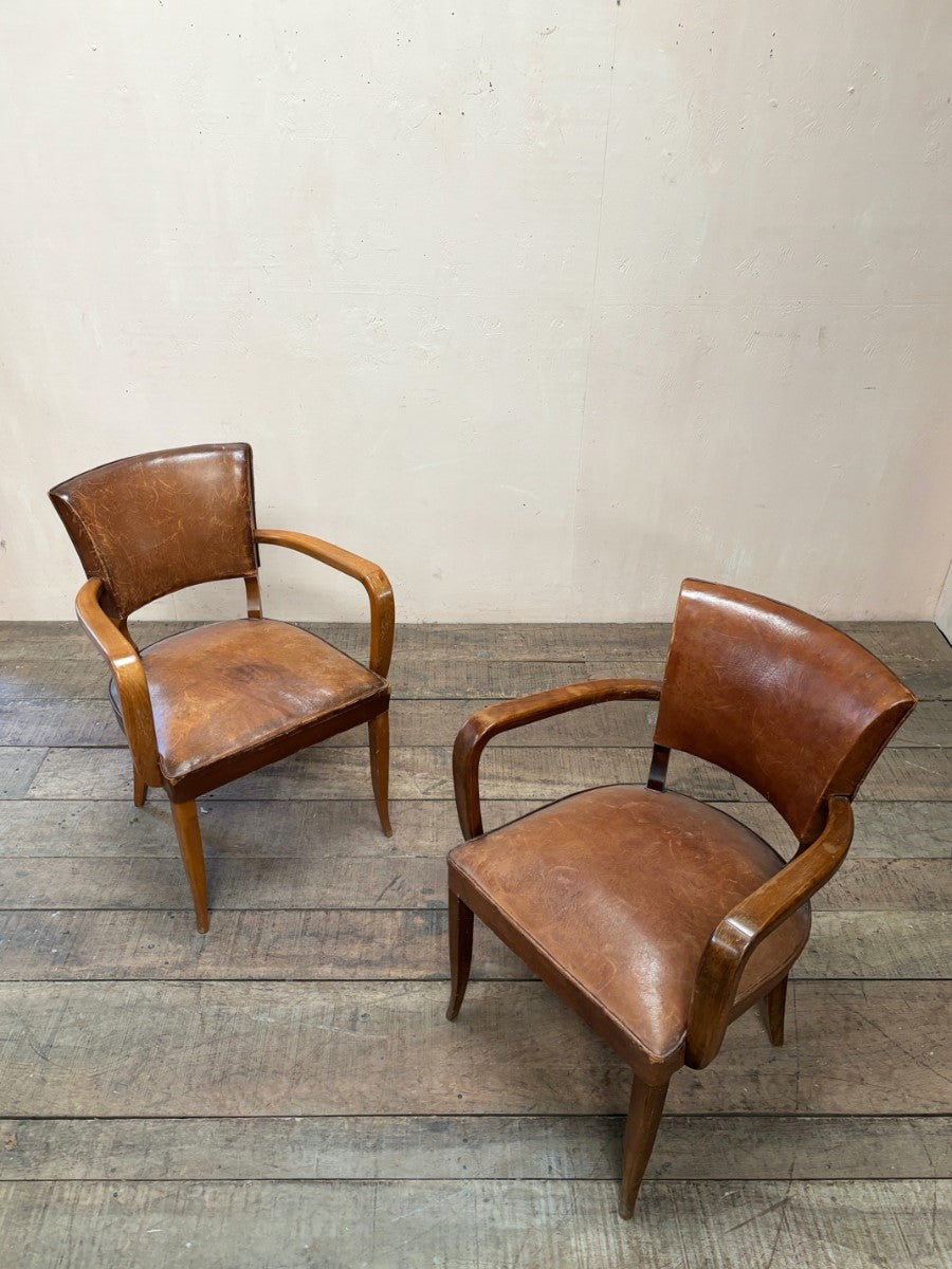 Pair of bridge chairs 'as is'