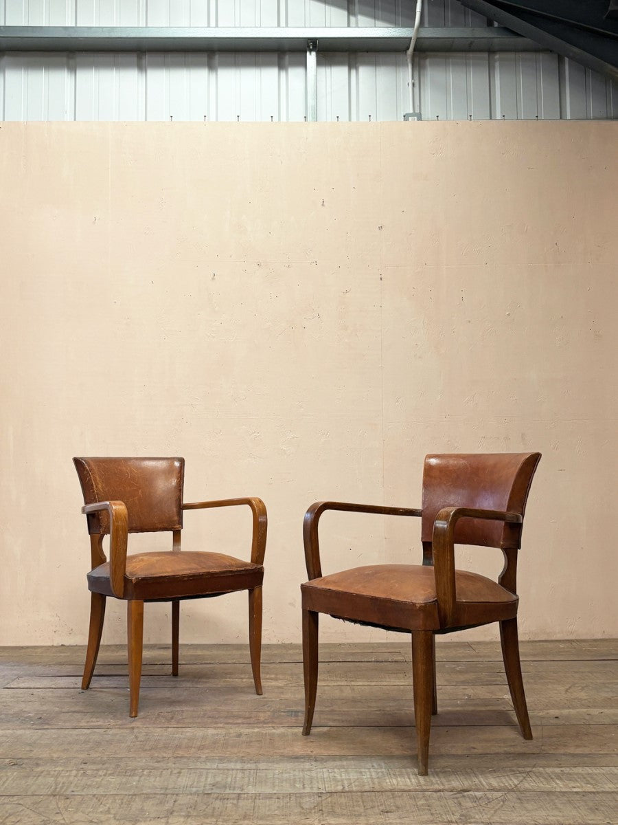 Pair of bridge chairs 'as is'