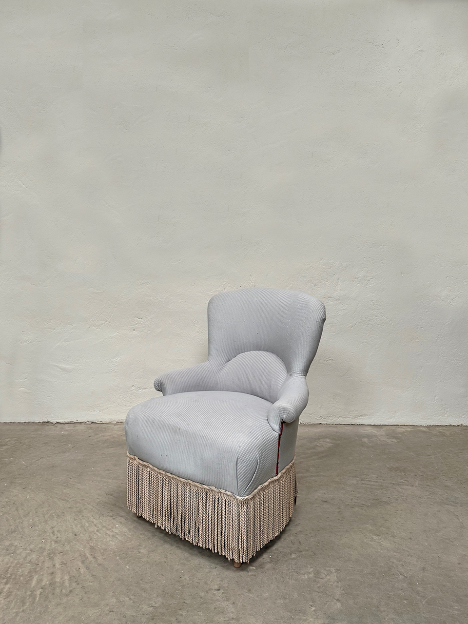 Petite blue armchair