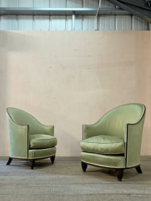 Pair of Art Deco armchairs