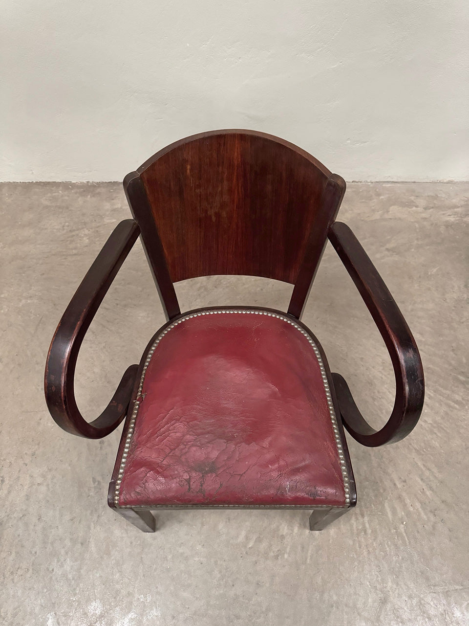 Pair of walnut veneer bridge chairs 'as is'