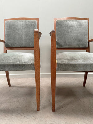 Pair of Scandinavian arm chairs