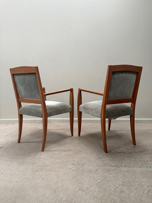 Pair of Scandinavian arm chairs