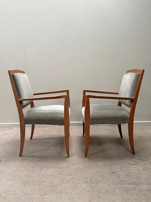 Pair of Scandinavian arm chairs