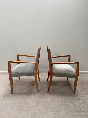 Pair of Scandinavian arm chairs