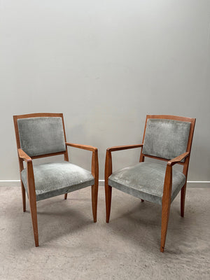 Pair of Scandinavian arm chairs
