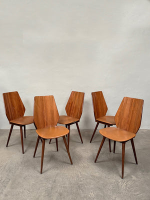 Set of mid-century dining chairs