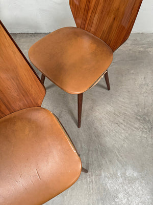 Set of mid-century dining chairs