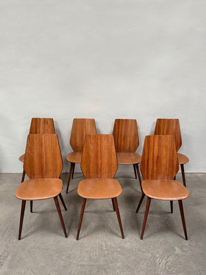 Set of mid-century dining chairs