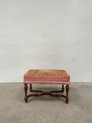 Tapestry footstool