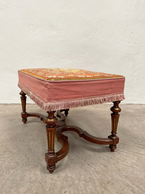 Tapestry footstool