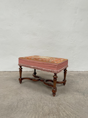 Tapestry footstool