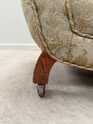Upholstered stool with storage 'as is'