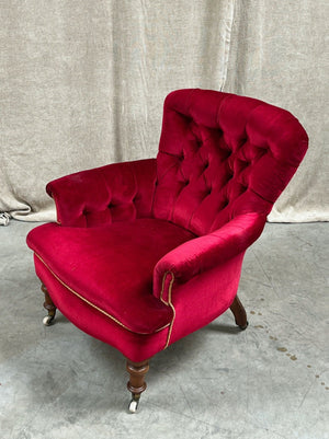 Victorian armchair (£1,000 'as is (inc. re-upholstery + £1,200)
