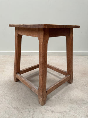 Walnut A-frame stool