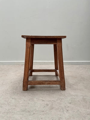 Walnut A-frame stool