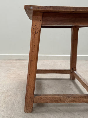 Walnut A-frame stool