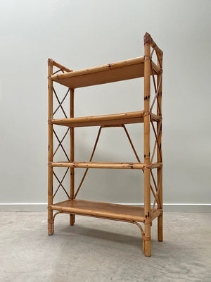 Cane bookshelf