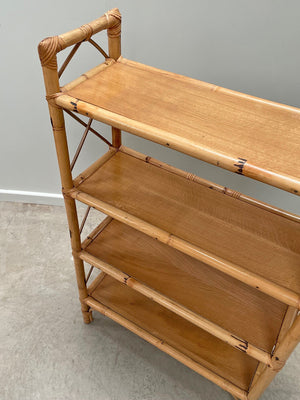 Cane bookshelf