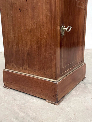 Marble top and brass inlay cupboard