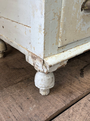 Victorian painted dresser base