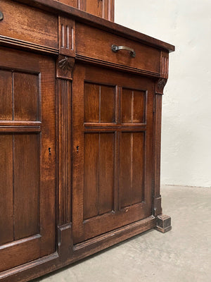 Edwardian hall cabinet