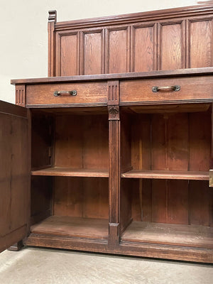 Edwardian hall cabinet