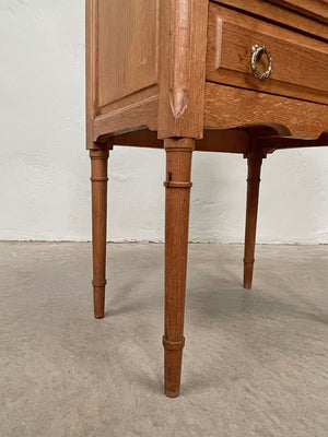 Green marble top chest of drawers