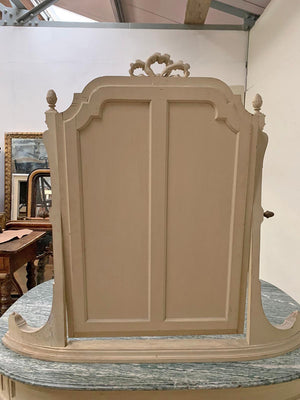 Large marble top dressing table