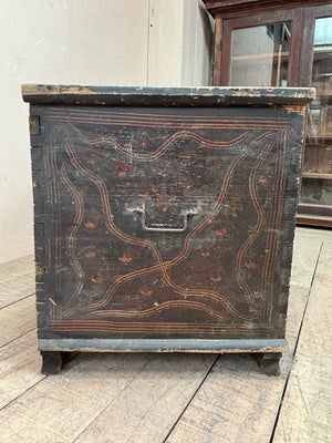 Folk art trunk