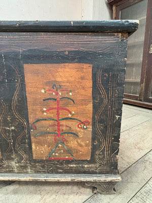 Folk art trunk